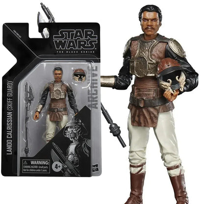 Star Wars Lando Calrissian Skiff Guard action figure in armor with accessories and helmet