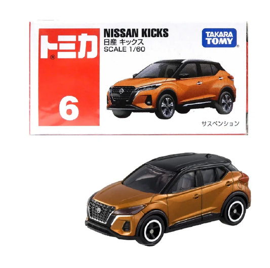 Tomica 6 NISSAN KICKS- TAKARA TOMY -Diecast Scale Model Car - 1/60 - Jaiman Toys