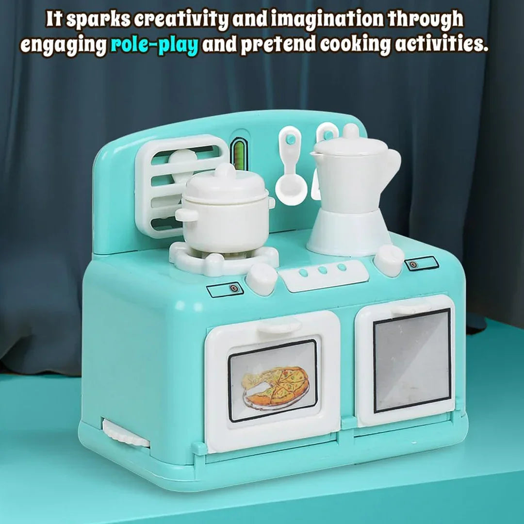 Pablo Honey Mini Oven Household Play Set (Blue) - Jaiman Toys