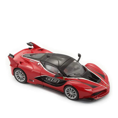 Bburago - 1/43 Scale Model Ferrari FXX K- Signature Series Sports Car Model (RED) Age 14+ - Jaiman Toys