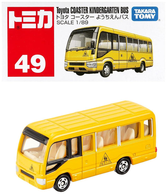 Takara Tomy Tomica No 49 Toyota Coaster Kindergarten Bus - Jaiman Toys