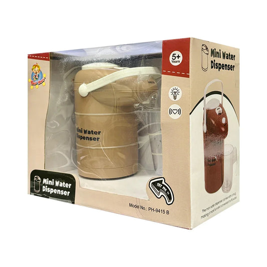 Pablo Honey Mini Water Dispenser Household Play Set (Brown) - Jaiman Toys