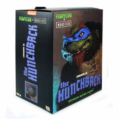 Leonardo as the Hunchback Teenage Mutant Ninja Turtles x Universal Monsters action figure box