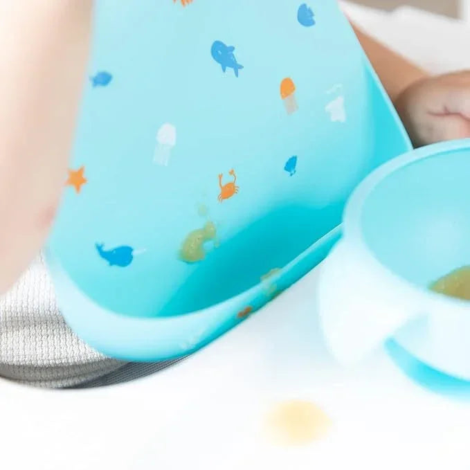 Bumkins Bibs, Silicone Pocket for Babies for Toddlers - Jaiman Toys