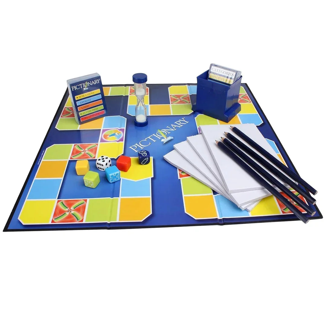 Mattel Pictionary The Game Of Quick Draw for kid and adult (Blue) - Jaiman Toys