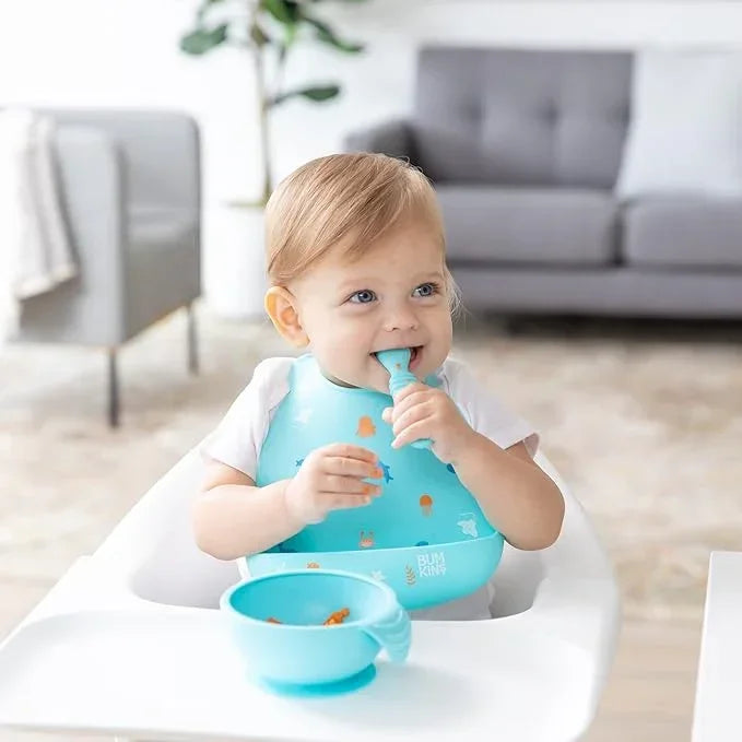 Bumkins Bibs, Silicone Pocket for Babies for Toddlers - Jaiman Toys