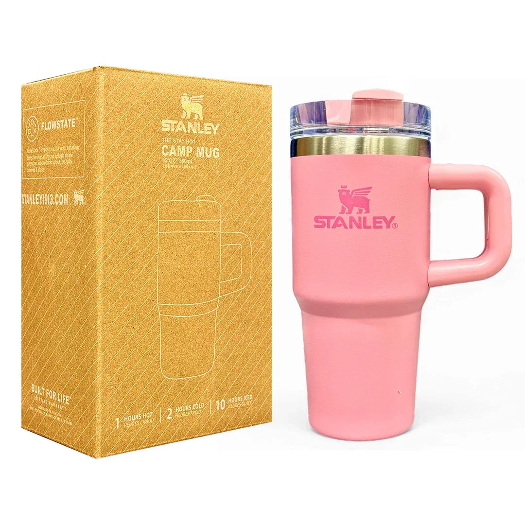 Stanley Quencher H2.0 The Stay Hot Tumbler 14 OZ | 360 ML (LPink) - Jaiman Toys