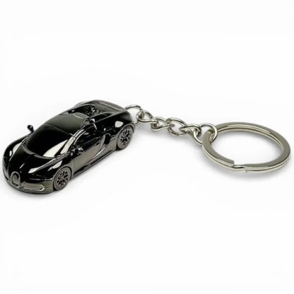 Seeker 1:87 Bugatti Veyron Super Sport Diecast Car Keychain – Metal Miniature Collectible Key Ring