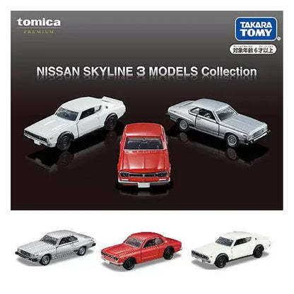 Takara Tomy Tomica Premium NISSAN SKYLINE MODELS Collection 3 Pieces - Jaiman Toys