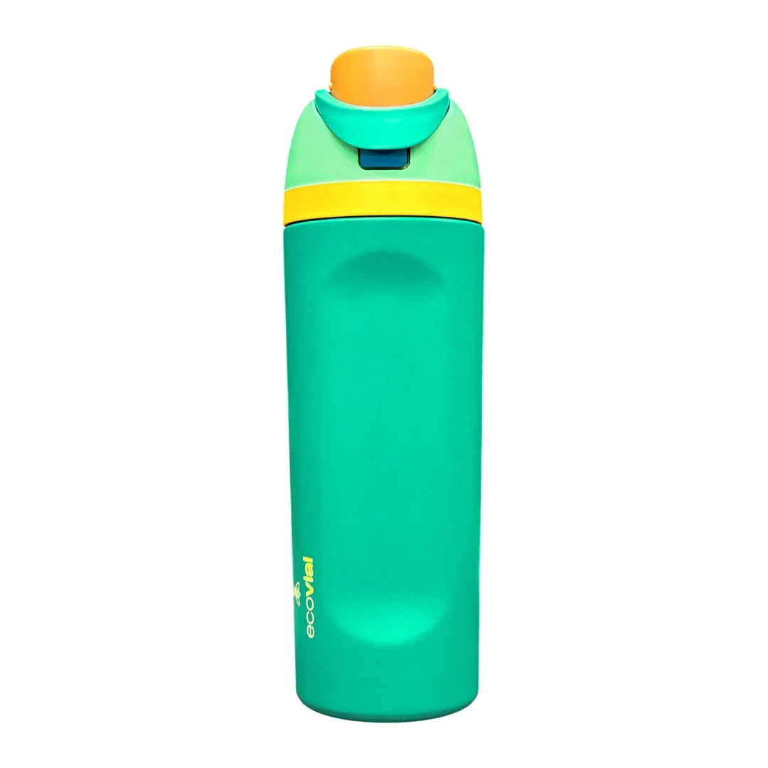 Ecovial 19 OZ - Vacuum Bottle Sip n Swig 570 ML (Green) - Jaiman Toys