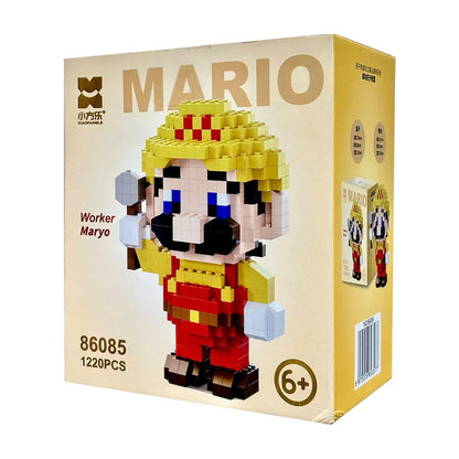 Mario Building Blocks Minifigure 5 Inch as Birthday Gift for Kids - Jaiman Toys