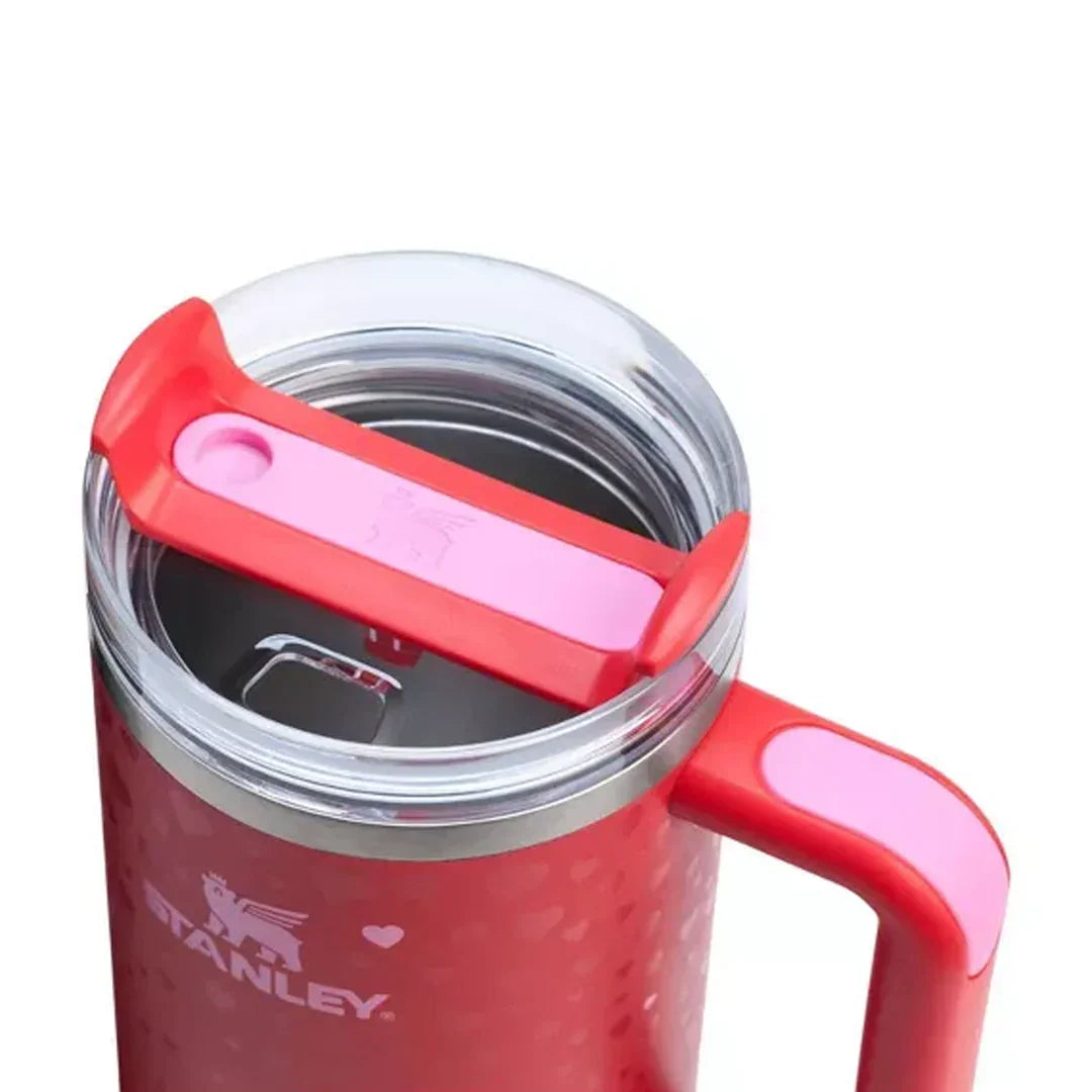 STANLEY LoveShack Fancy Quencher H2.0 FlowState Stainless Steel Vacuum Insulated Tumbler with Lid and Straw for Water, Iced Tea or Coffee (Heather, 40 oz) - Jaiman Toys