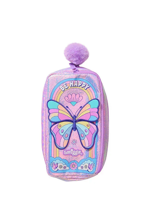 Smiggle Butterfly Pencil Case Pouch For Kids - Jaiman Toys