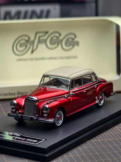 GFCC 1:64 1959 Mercedes-Benz 300D Convertible Diecast Car Model | Premium Classic Convertible Collectible Available in 6 Variants