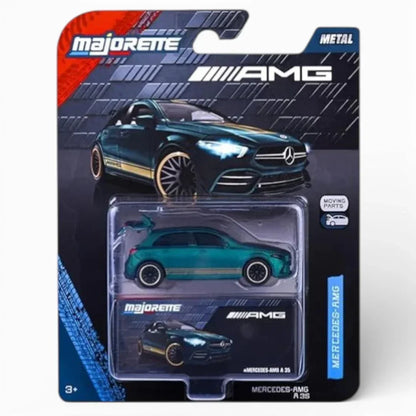 Majorette Mercedes-AMG A 35 Metal Diecast Car with Moving Parts – Premium AMG Hatchback Toy