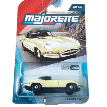 Majorette Jaguar E-Type 1:64 Scale Diecast Metal Car | Moving Parts | Classic Convertible | Official Licensed