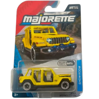 Majorette Jeep Wrangler 4xe 1:64 Die-Cast SUV | Metal Body with Moving Parts | Showroom Series | Official Licensed Model | 3+