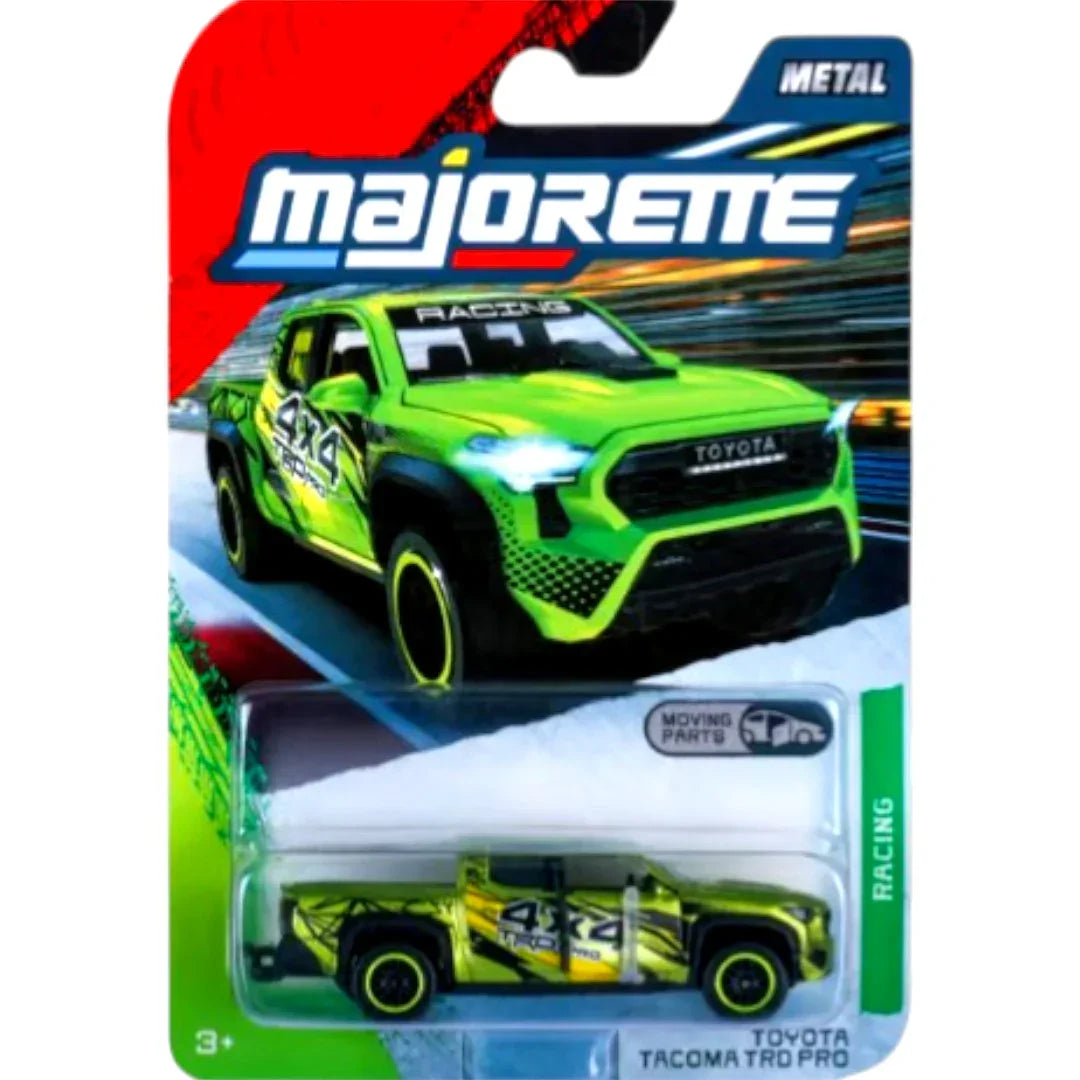Majorette Toyota Tacoma TRD Pro Racing 1:64 Die-Cast Pickup Truck | Metal Body with Moving Parts | Official Licensed Model | 3+