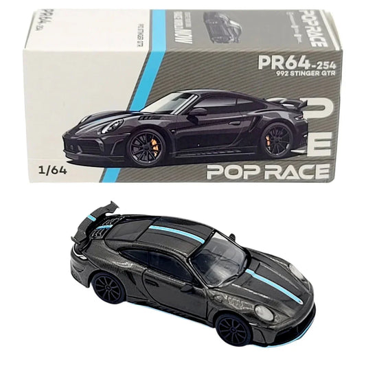 Pop Race PR64-254 Porsche 992 Sting(er) GTR 1:64 Die-Cast Model Car | Limited Edition Collector Scale Model