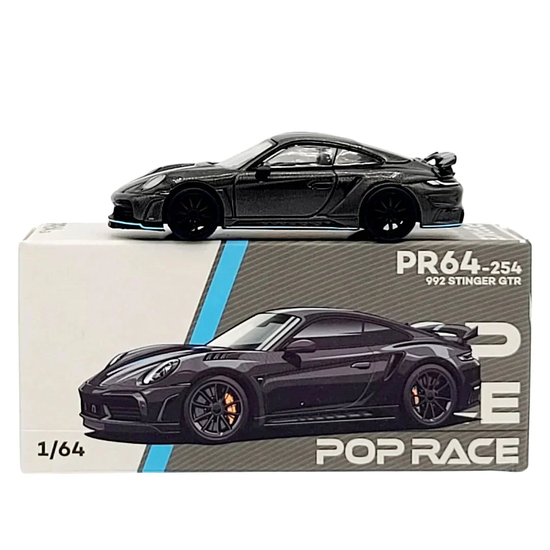 Pop Race PR64-254 Porsche 992 Sting(er) GTR 1:64 Die-Cast Model Car | Limited Edition Collector Scale Model