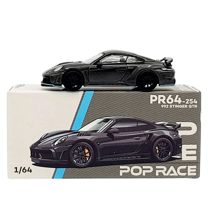 Pop Race PR64-254 Porsche 992 Sting(er) GTR 1:64 Die-Cast Model Car | Limited Edition Collector Scale Model