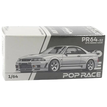 Pop Race PR64-52 Nissan Skyline GT-R NISMO 400R 1:64 Die-Cast Model Car | Premium Collector Edition