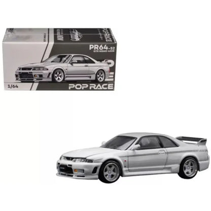 Pop Race PR64-52 Nissan Skyline GT-R NISMO 400R 1:64 Die-Cast Model Car | Premium Collector Edition