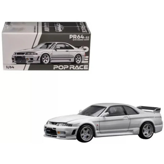 Pop Race PR64-52 Nissan Skyline GT-R NISMO 400R 1:64 Die-Cast Model Car | Premium Collector Edition