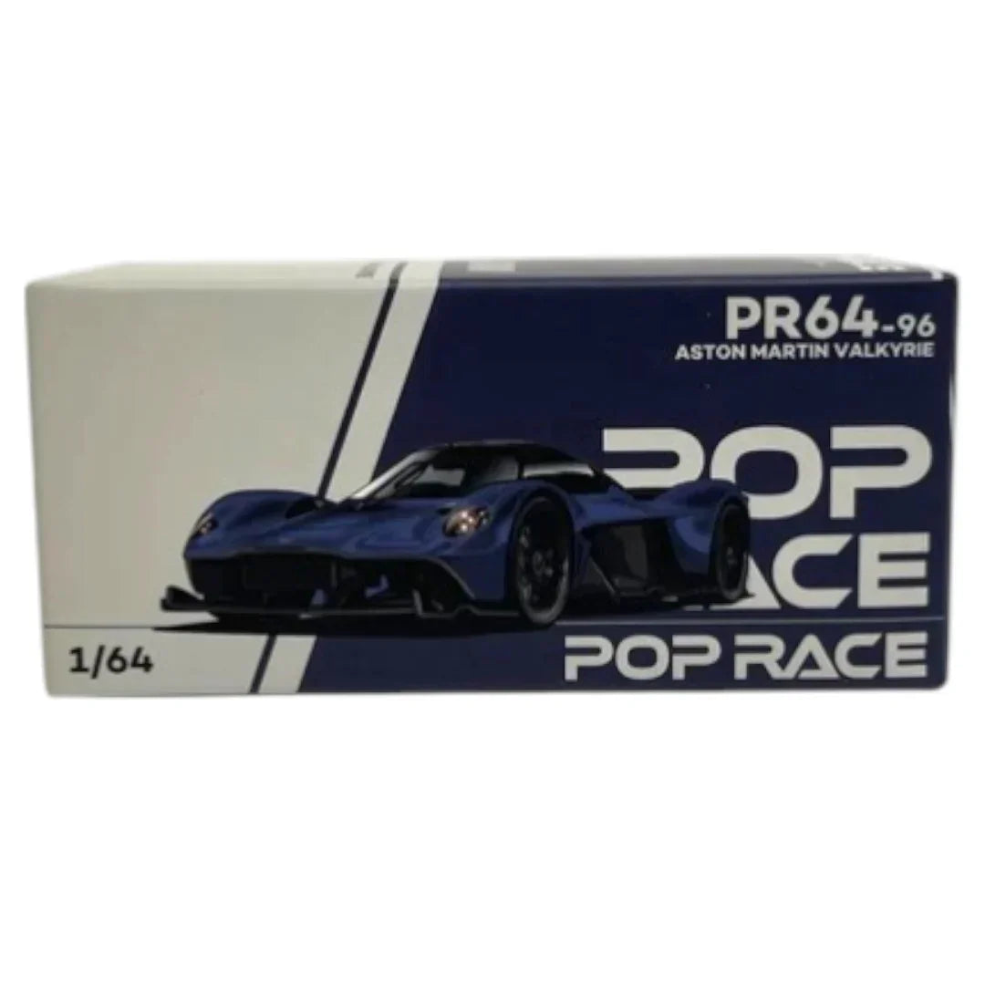Pop Race PR64-96 Aston Martin Valkyrie 1:64 Die-Cast Model Car | Premium Collector Edition