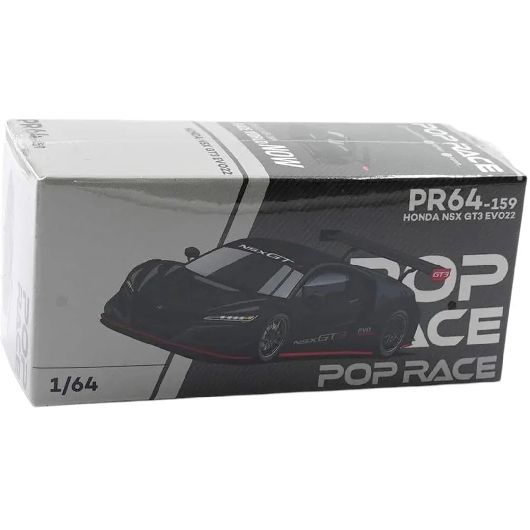 Pop Race PR64-159 Honda NSX GT3 EVO22 1:64 Die-Cast Model Car – Carbon Edition