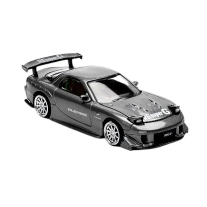 Pop Race PR64-255 Mazda RX-7 RE-Amemiya 1:64 Die-Cast Model Car – Opening Hood