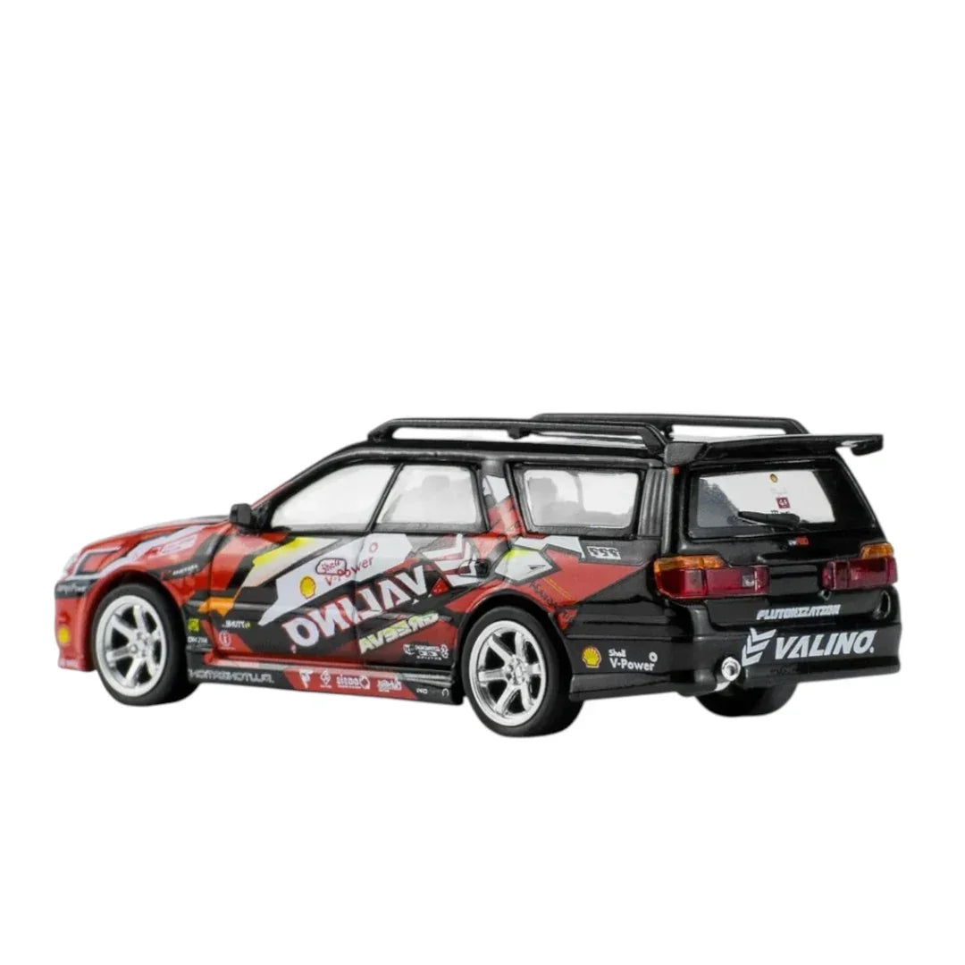Pop Race PR64-38 Nissan Skyline GT-R R34 Shell V-Power Livery 1:64 Die-Cast Model Car