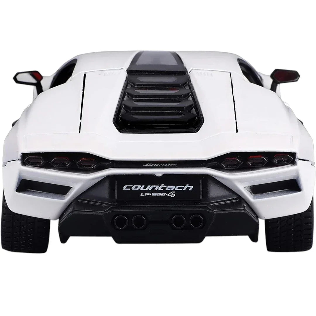 Bburago 1:24 Lamborghini Countach LPI 800-4 Die-Cast Model Car – White | Official Licensed Collectible