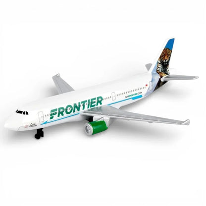 Daron Frontier Airlines Diecast Airplane Model (14CM) – Official Wildlife Tail Aircraft Toy (3+)