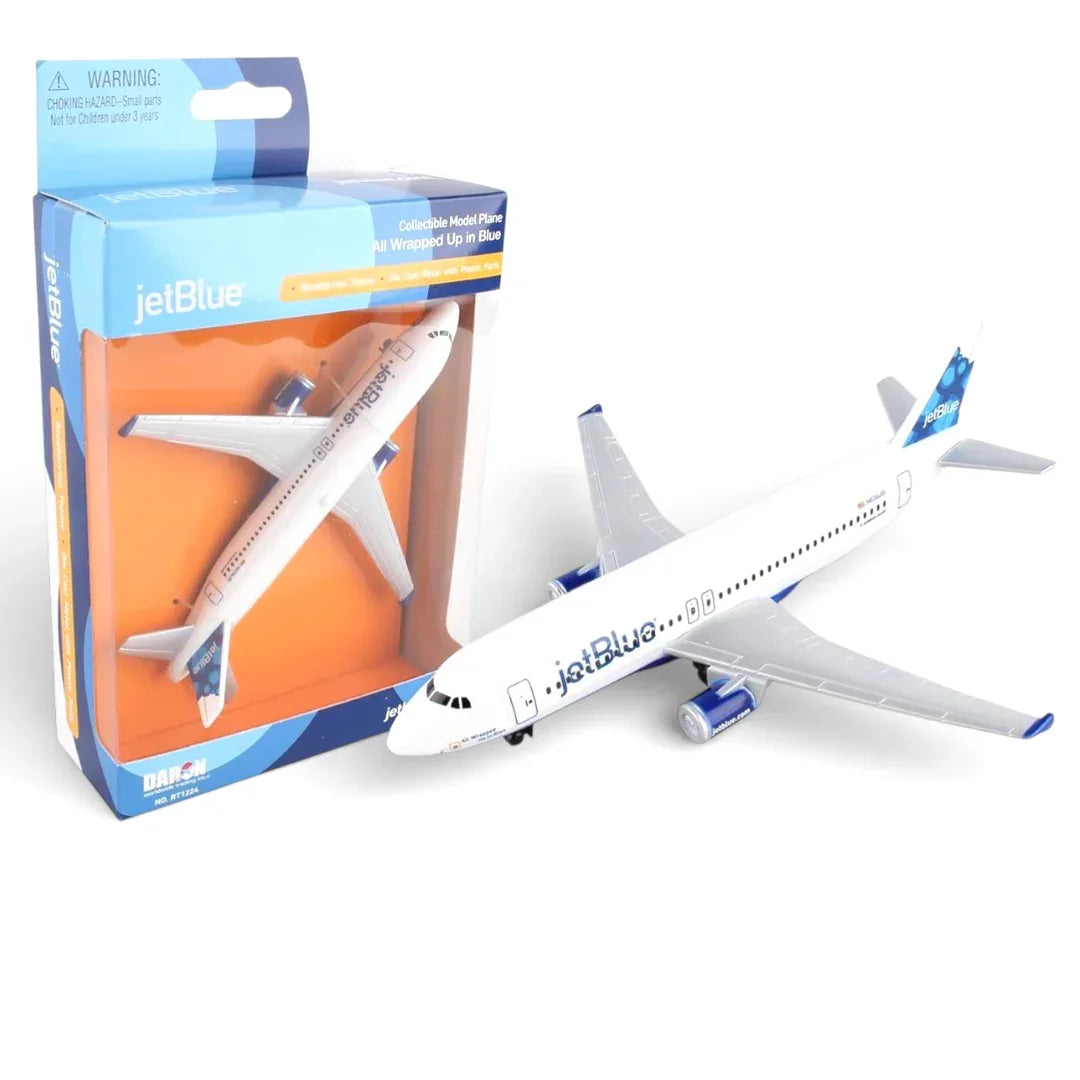 Daron JetBlue Diecast Airplane Model (14CM) – Official JetBlue Airways Metal Aircraft Toy (3+)