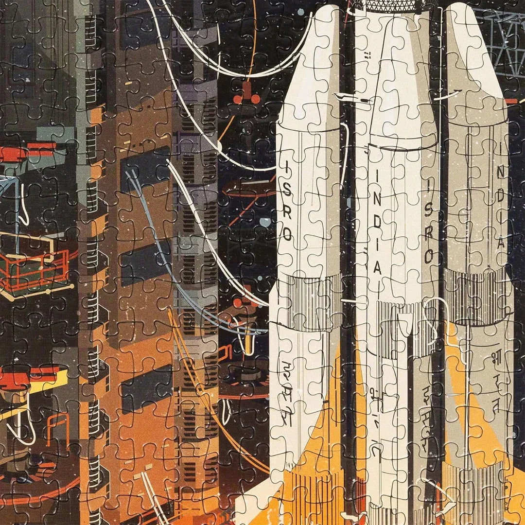 Jigsaw Nation 500 Piece Rectangle Puzzle – Night Launch ISRO