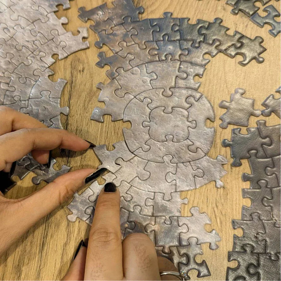 Jigsaw Nation 500 Piece Circle Puzzle – SuperMoon24 by Prathamesh Jaju