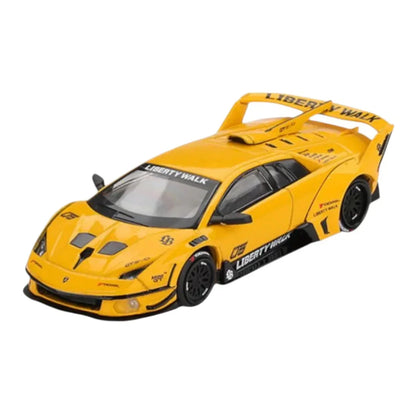MINI GT 1:64 Lamborghini LB-Silhouette WORKS Murciélago GT EVO – Yellow | Premium Diecast Model Car