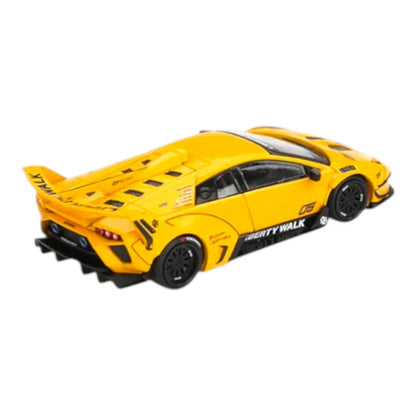 MINI GT 1:64 Lamborghini LB-Silhouette WORKS Murciélago GT EVO – Yellow | Premium Diecast Model Car