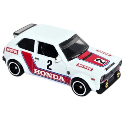 Hot Wheels Premium 1:64 Car Culture Team Transport – ’73 Honda Civic Custom with Aero Lift