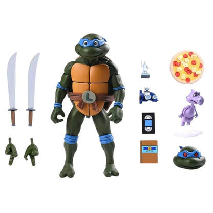Teenage Mutant Ninja Turtles Leonardo Leads Pizza Club Action Figure 5.5 Inch – TMNT Collectible Figure with Accessories | Nickelodeon Official Collectible