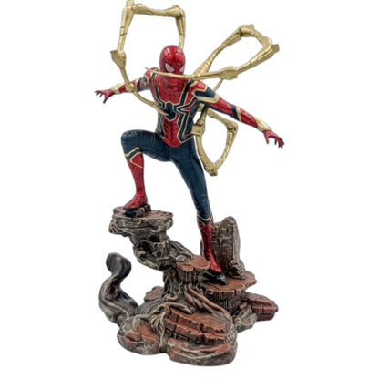 Marvel Avengers Infinity War Spider-Man Iron Spider PVC Diorama Statue 10 Inch – Gallery Diorama Collectible Figure