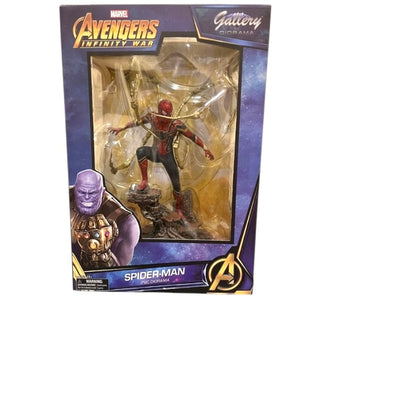 Marvel Avengers Infinity War Spider-Man Iron Spider PVC Diorama Statue 10 Inch – Gallery Diorama Collectible Figure