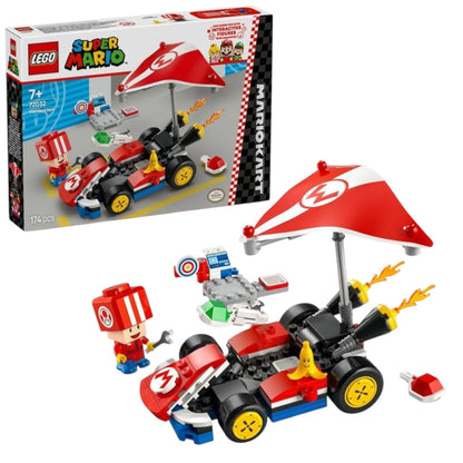 LEGO 72032 Super Mario Standard Kart Building Set – 174 Pieces Mario Kart Playset