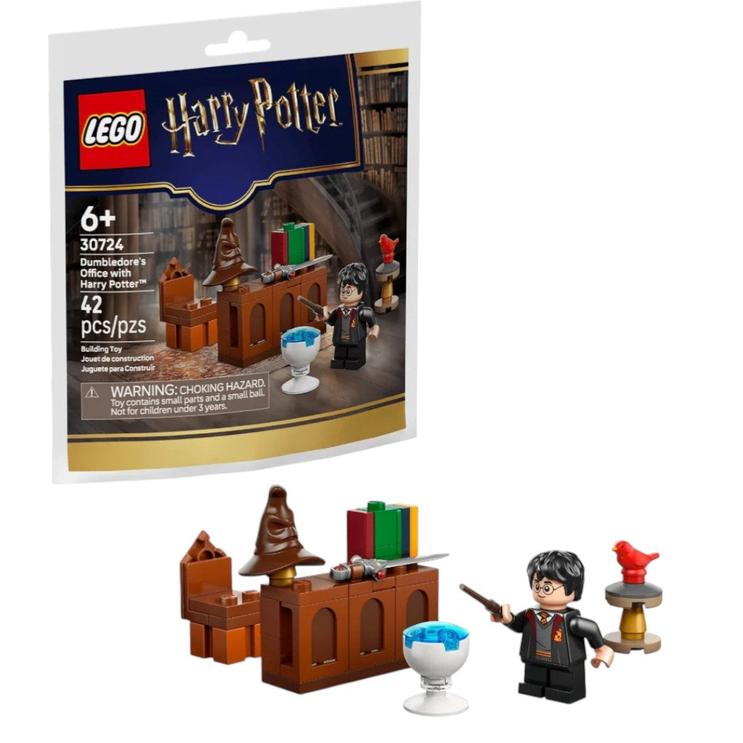 LEGO 30724 Harry Potter Dumbledore’s Office with Harry Potter Minifigure – 42 Pieces Building Set