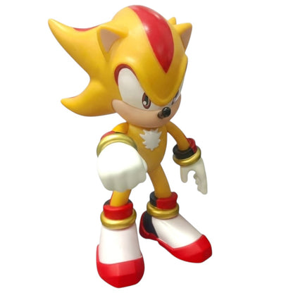 Sonic The Hedgehog 3 Super Shadow Action Figure (12 Inch) – Collectible Character Toy with Window Box Packaging (Yellow)