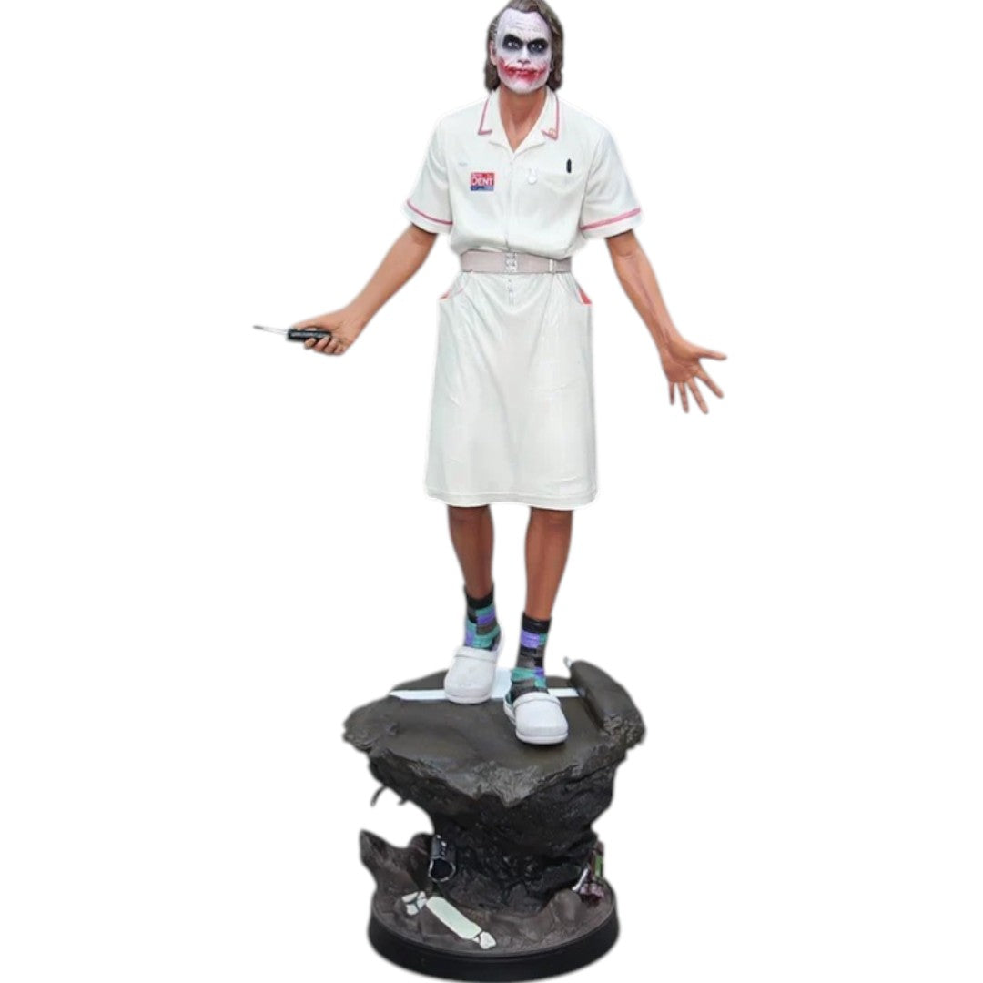 The Dark Knight Joker Nurse Version Collectible Statue (54cm)– Movie Inspired Premium Display Figure