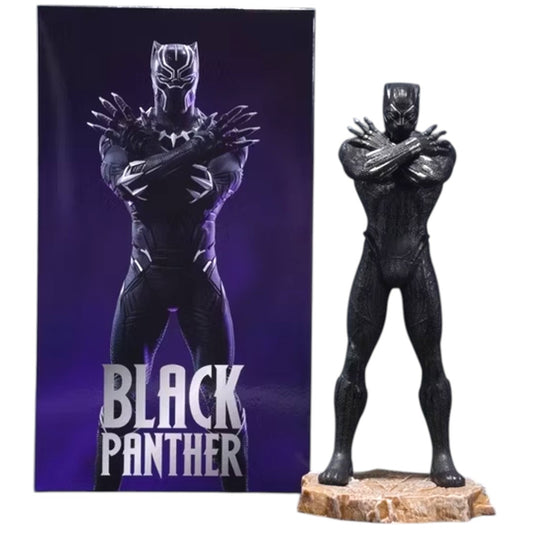 Marvel Black Panther Collectible Statue (22 cm)  – Wakanda Superhero Display Figure with Base