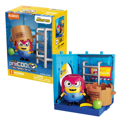 Blokees 74835 Minions PreCool Jelly Factory Series – Bob Buildable Mini Figure Model Kit | Character Toy (Ages 4+)