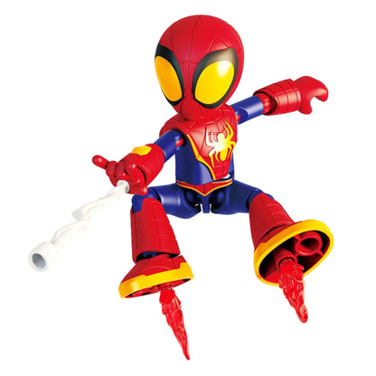 Blokees 74815 Marvel Spidey Web-Spinner Suit Buildable Figure – Amazing Level 02 Model Kit | Spidey & His Amazing Friends Toy (Ages 3+)